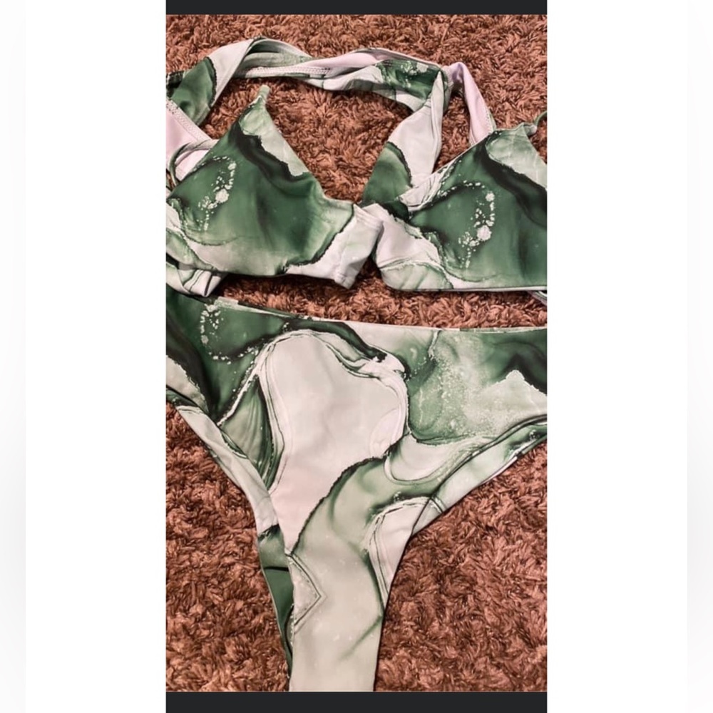 Marble Bikini Set NWT